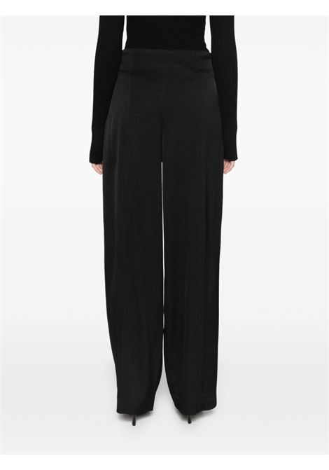 pantaloni talia donna neri in viscosa LOULOU DE SAISON | TALIABLACK